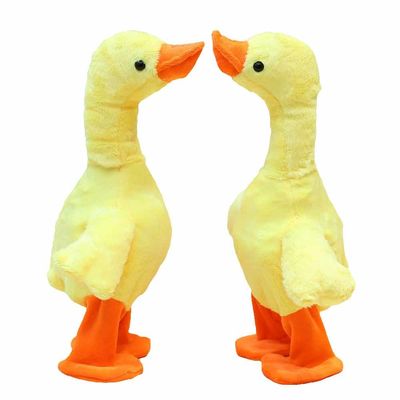 Pequeño amarillo Duck Stuffed Animal del terciopelo realista de los 30cm
