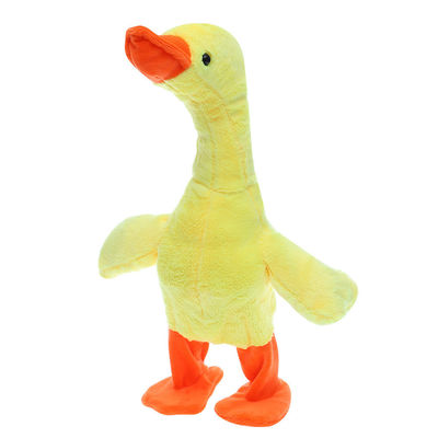 Pequeño amarillo Duck Stuffed Animal del terciopelo realista de los 30cm