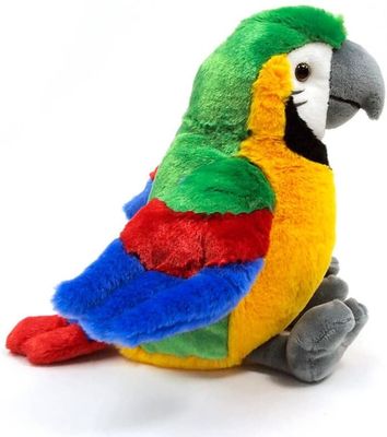 Felpa Toy With Polyester Fiber Stuffed del Macaw de la simulación