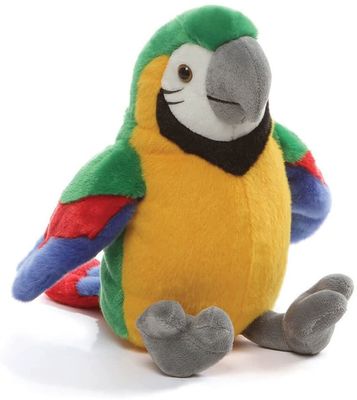 Felpa Toy With Polyester Fiber Stuffed del Macaw de la simulación