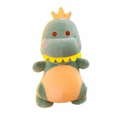 Almohada de la felpa del dinosaurio de la historieta del OEM los 25cm con el relleno del algodón del polipropileno