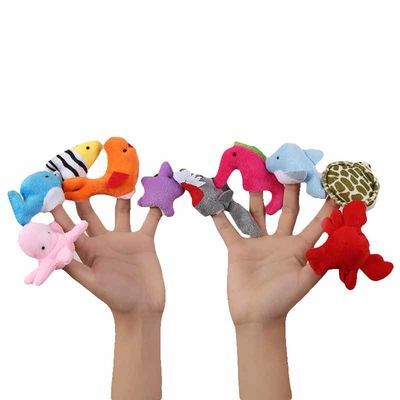 Marionetas del finger de la felpa de los estudiantes el 15cm de la escuela primaria