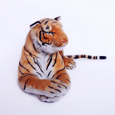 Relleno realista del algodón de los 40cm Tiger Plush Doll With Polypropylene