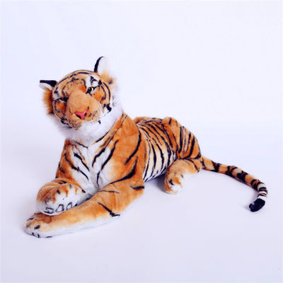 Relleno realista del algodón de los 40cm Tiger Plush Doll With Polypropylene