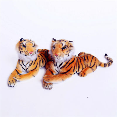 Relleno realista del algodón de los 40cm Tiger Plush Doll With Polypropylene