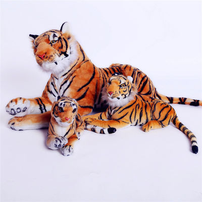 Relleno realista del algodón de los 40cm Tiger Plush Doll With Polypropylene