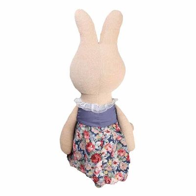 Juguete suave de Bunny Stuffed Plush Toys Floral del conejo respirable de la falda