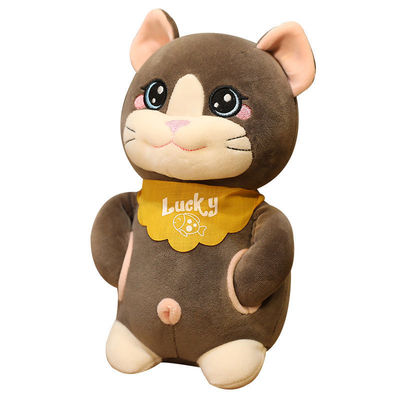 El OEM pela a Cat Plush Toy linda de los niños amistosos de los 20cm