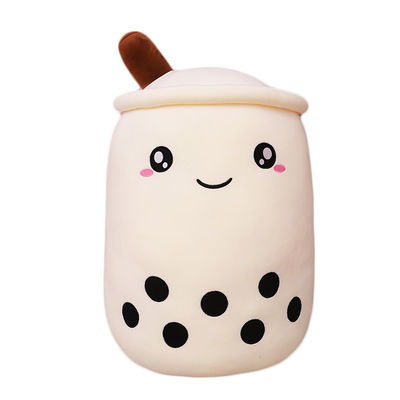 Nube como la almohada lavable de la taza de té de la leche de la felpa del tacto