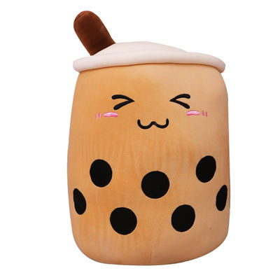 Nube como la almohada lavable de la taza de té de la leche de la felpa del tacto