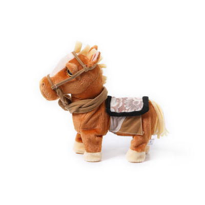 Pele la felpa eléctrica amistosa Pony Toy del cortocircuito del movimiento