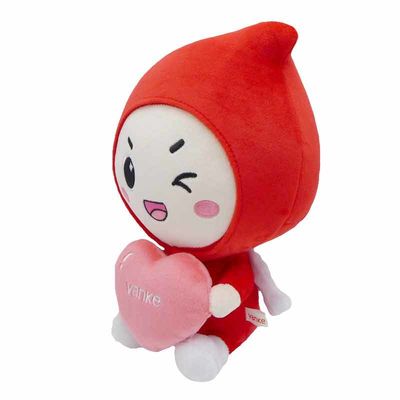 EN71 los 25cm Mini Plush Mascot Toy With imprimió el logotipo