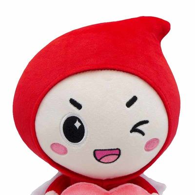 EN71 los 25cm Mini Plush Mascot Toy With imprimió el logotipo