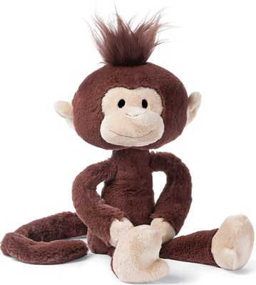 Felpa zanquilarga longímana Toy With Funny Hairstyle del mono