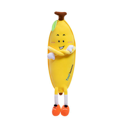 Almohada de tiro decorativa del hogar de la felpa con diseño del plátano