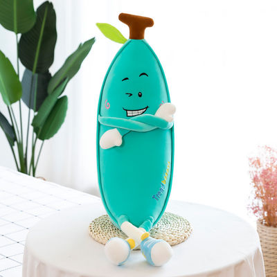 Almohada de tiro decorativa del hogar de la felpa con diseño del plátano
