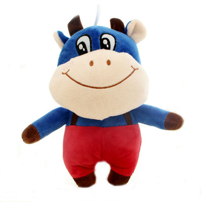 Muñeca de la felpa de la vaca del zodiaco de EN71 los 30cm Skin Friendly Company