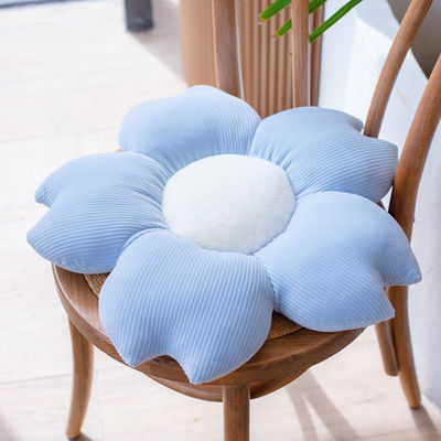Ninguna almohada corta de descoloramiento de la flor de la felpa el dormir de las muchachas