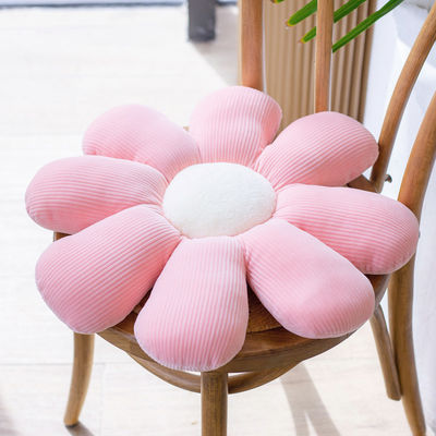 Ninguna almohada corta de descoloramiento de la flor de la felpa el dormir de las muchachas
