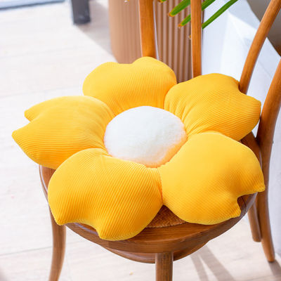 Ninguna almohada corta de descoloramiento de la flor de la felpa el dormir de las muchachas