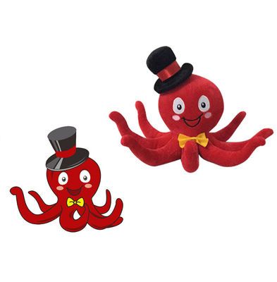 regalos de la mascota de la empresa de la felpa del relleno del algodón de 3D PP