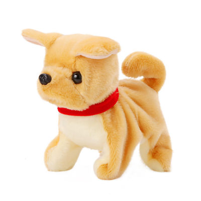 Muñeca los 20cm Vocalizing inodora de la felpa del perro para los niños
