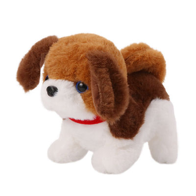 Muñeca los 20cm Vocalizing inodora de la felpa del perro para los niños