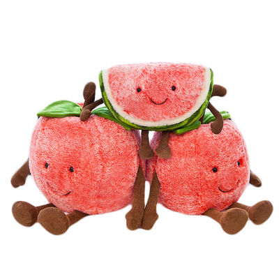 Almohada lavable a máquina de la fruta de la simulación EN71 para los niños