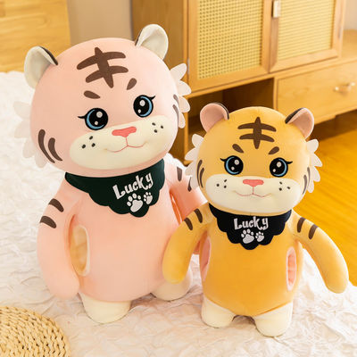 La tela de costura de la felpa del acuerdo del OEM rellenó a Tiger Toy