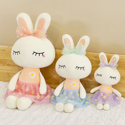 Felpa rellena algodón Bunny Doll As Girls Gift del ODM PP