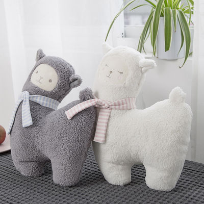 Juguete amistoso de la felpa de la alpaca del relleno del algodón del polipropileno de la piel los 30cm