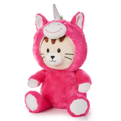 juguetes cortos de Unicorn Costume Cat Stuffed Animal de la felpa de los 20cm