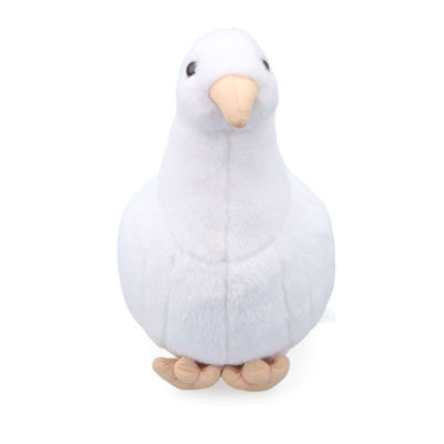 Paloma blanca innovadora Toy With Polypropylene Cotton Filling del OEM
