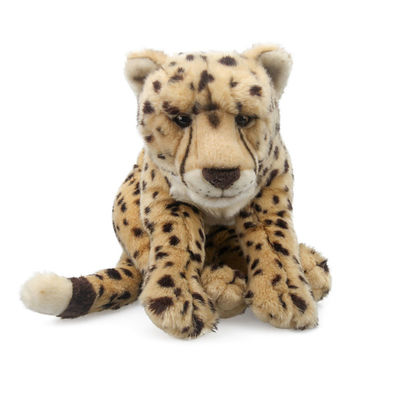 Juguetes amistosos de la felpa de Jaguar de la simulación de la piel los 50cm