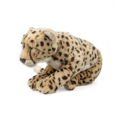 Juguetes amistosos de la felpa de Jaguar de la simulación de la piel los 50cm