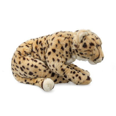 Juguetes amistosos de la felpa de Jaguar de la simulación de la piel los 50cm