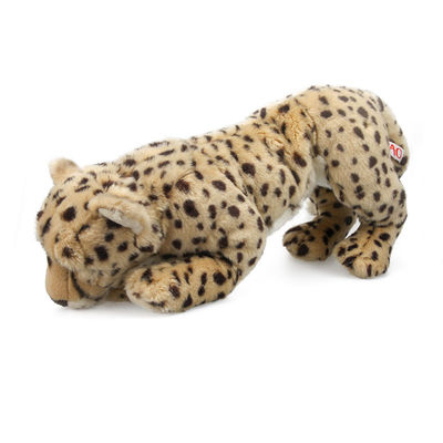 Juguetes amistosos de la felpa de Jaguar de la simulación de la piel los 50cm