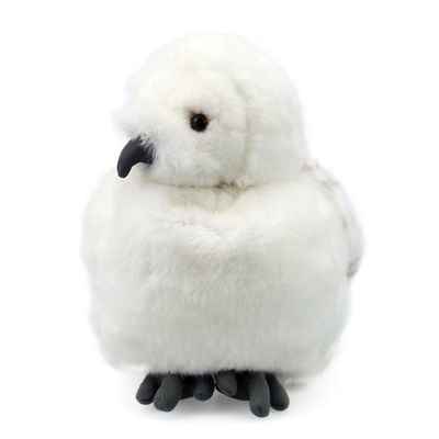 EN71 cabeza lavable a máquina Owl Plush Toy blanco rotativo