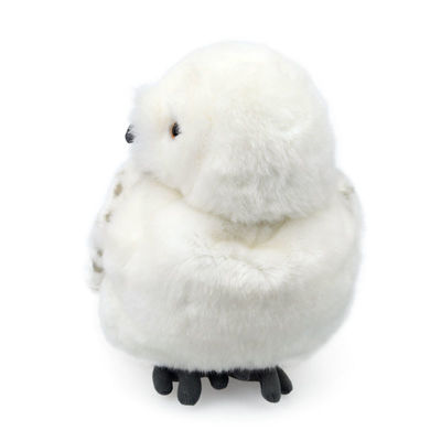 EN71 cabeza lavable a máquina Owl Plush Toy blanco rotativo