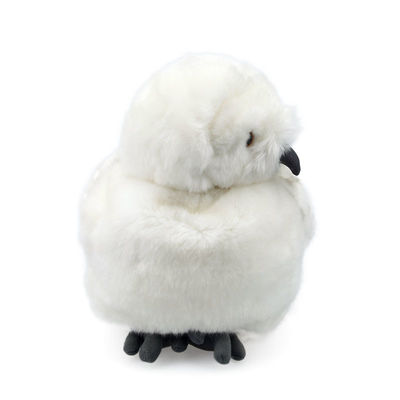 EN71 cabeza lavable a máquina Owl Plush Toy blanco rotativo