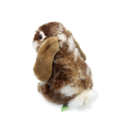 Regalo suave de Toy Stuffed Grey Khaki Plush Pascua del conejo de la simulación de 8 pulgadas