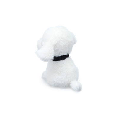 Felpa blanca Toy For Children Comfort del perro del ODM los 25cm