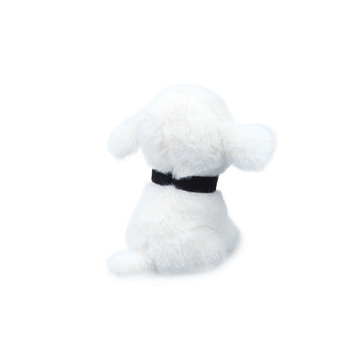 Felpa blanca Toy For Children Comfort del perro del ODM los 25cm