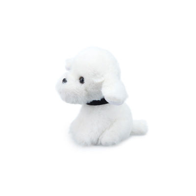 Felpa blanca Toy For Children Comfort del perro del ODM los 25cm