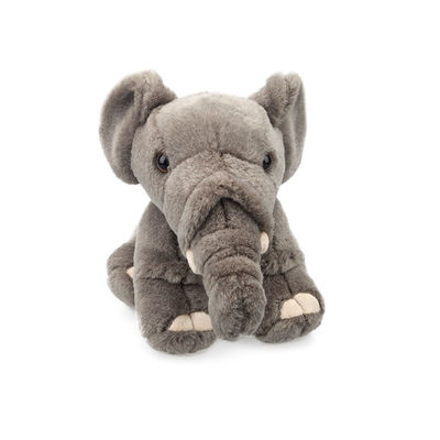 Juguete relleno elefante largo del bebé de la nariz de la felpa del cortocircuito del OEM