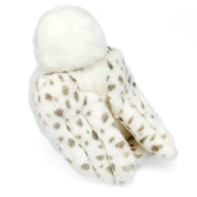 Pluma blanca rotativa principal Eagle Plush Toy los 25cm