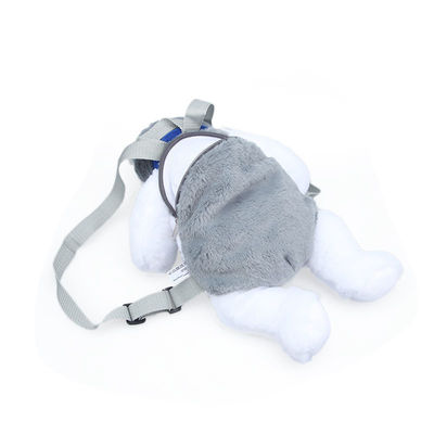 historieta segura Husky Plush Backpack del color lavable de los 35cm