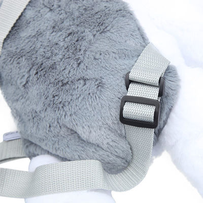historieta segura Husky Plush Backpack del color lavable de los 35cm
