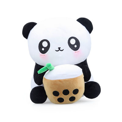El algodón de los PP relleno ordeña la taza de té Panda Plush Toy