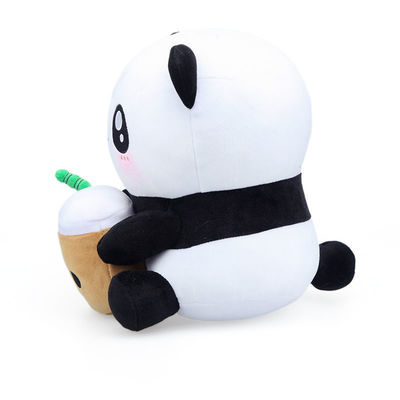El algodón de los PP relleno ordeña la taza de té Panda Plush Toy